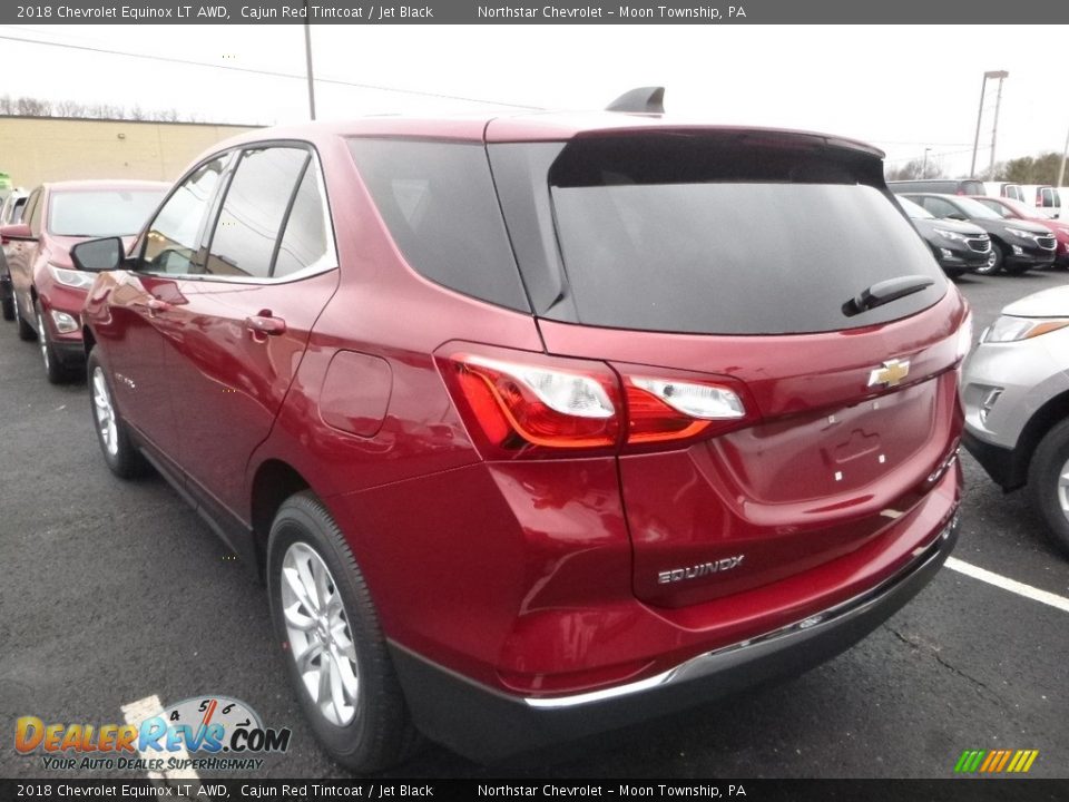 2018 Chevrolet Equinox LT AWD Cajun Red Tintcoat / Jet Black Photo #3