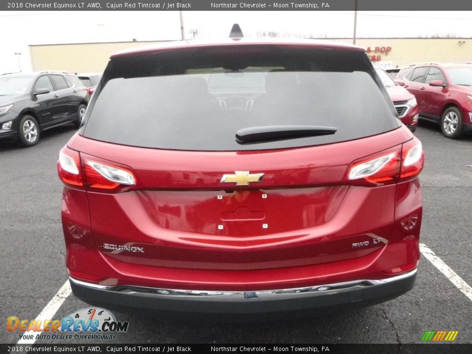 2018 Chevrolet Equinox LT AWD Cajun Red Tintcoat / Jet Black Photo #4