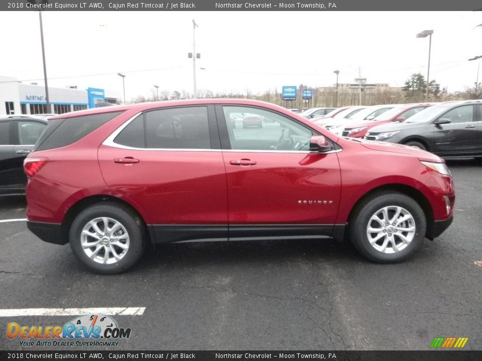 2018 Chevrolet Equinox LT AWD Cajun Red Tintcoat / Jet Black Photo #6