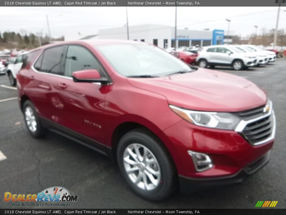 2018 Chevrolet Equinox LT AWD Cajun Red Tintcoat / Jet Black Photo #7