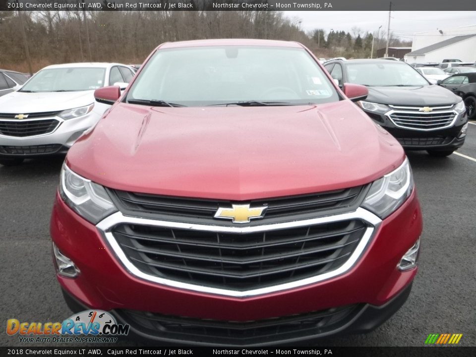 2018 Chevrolet Equinox LT AWD Cajun Red Tintcoat / Jet Black Photo #8
