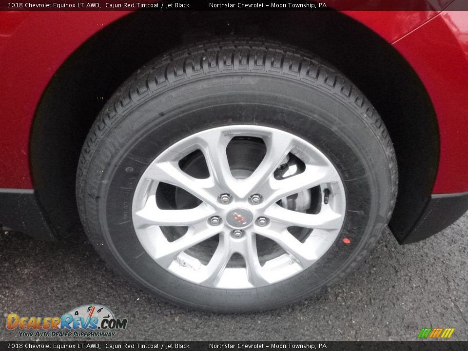 2018 Chevrolet Equinox LT AWD Cajun Red Tintcoat / Jet Black Photo #9