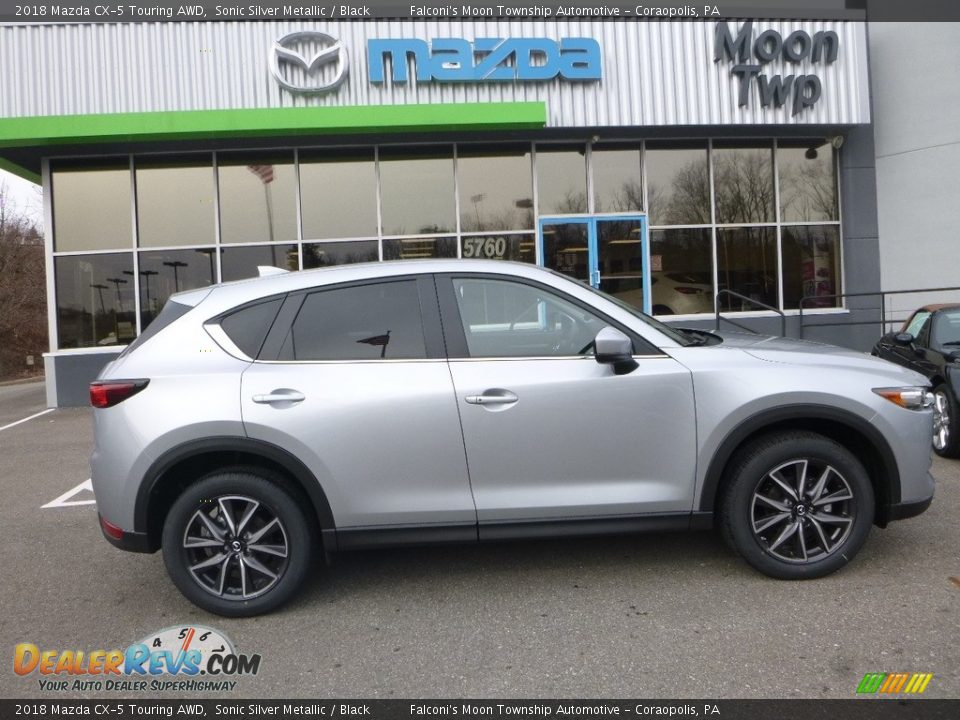 2018 Mazda CX-5 Touring AWD Sonic Silver Metallic / Black Photo #1
