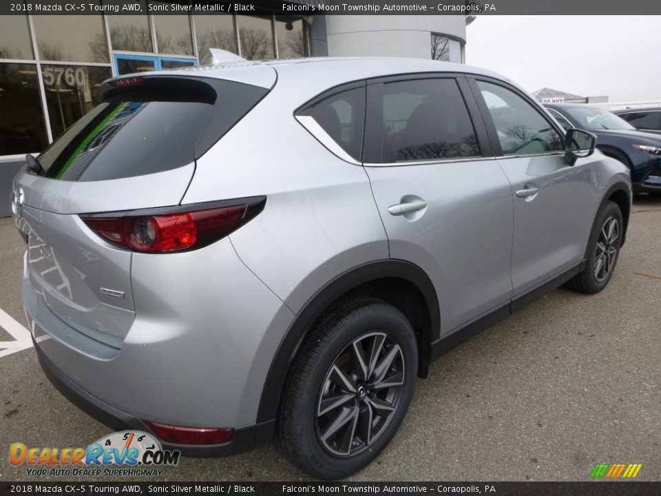 2018 Mazda CX-5 Touring AWD Sonic Silver Metallic / Black Photo #2