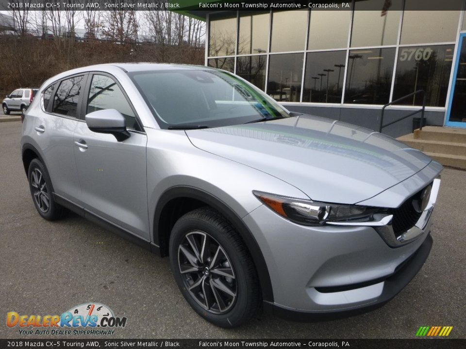 2018 Mazda CX-5 Touring AWD Sonic Silver Metallic / Black Photo #3