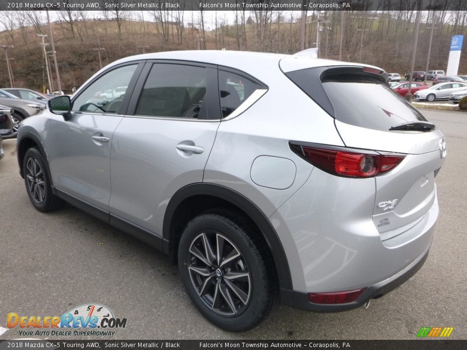 2018 Mazda CX-5 Touring AWD Sonic Silver Metallic / Black Photo #6