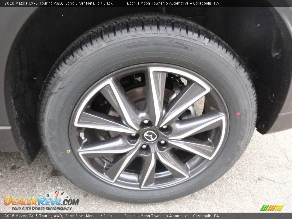 2018 Mazda CX-5 Touring AWD Sonic Silver Metallic / Black Photo #7
