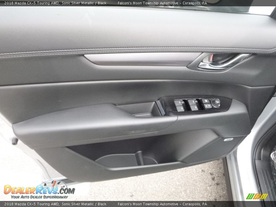 2018 Mazda CX-5 Touring AWD Sonic Silver Metallic / Black Photo #10