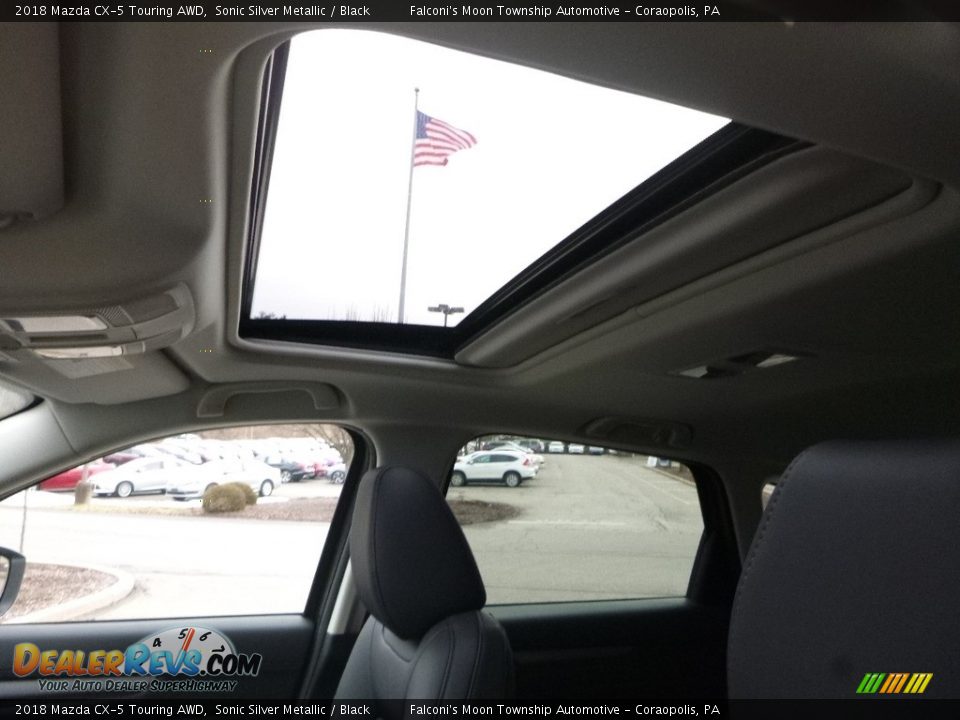 2018 Mazda CX-5 Touring AWD Sonic Silver Metallic / Black Photo #12