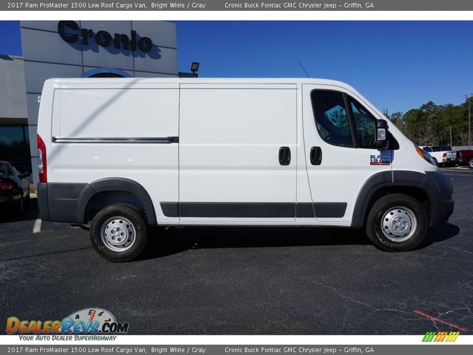 2017 Ram ProMaster 1500 Low Roof Cargo Van Bright White / Gray Photo #8