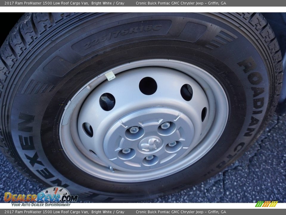 2017 Ram ProMaster 1500 Low Roof Cargo Van Bright White / Gray Photo #12