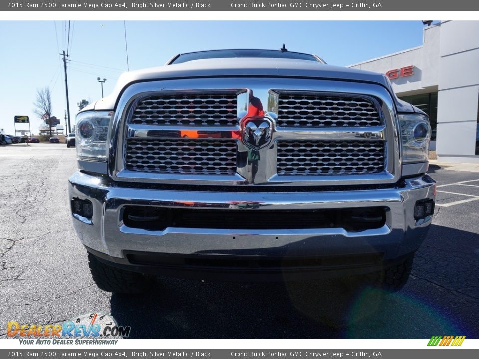 2015 Ram 2500 Laramie Mega Cab 4x4 Bright Silver Metallic / Black Photo #2