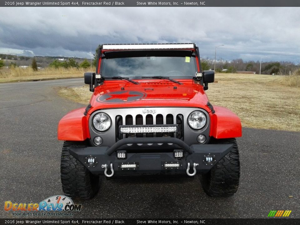 2016 Jeep Wrangler Unlimited Sport 4x4 Firecracker Red / Black Photo #3
