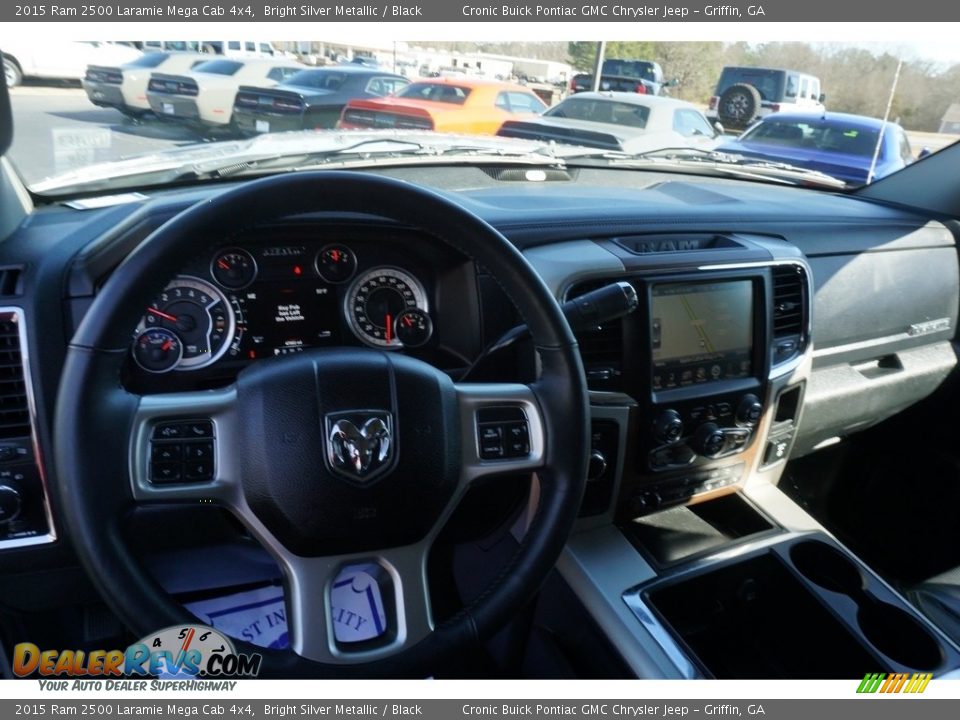 2015 Ram 2500 Laramie Mega Cab 4x4 Bright Silver Metallic / Black Photo #10