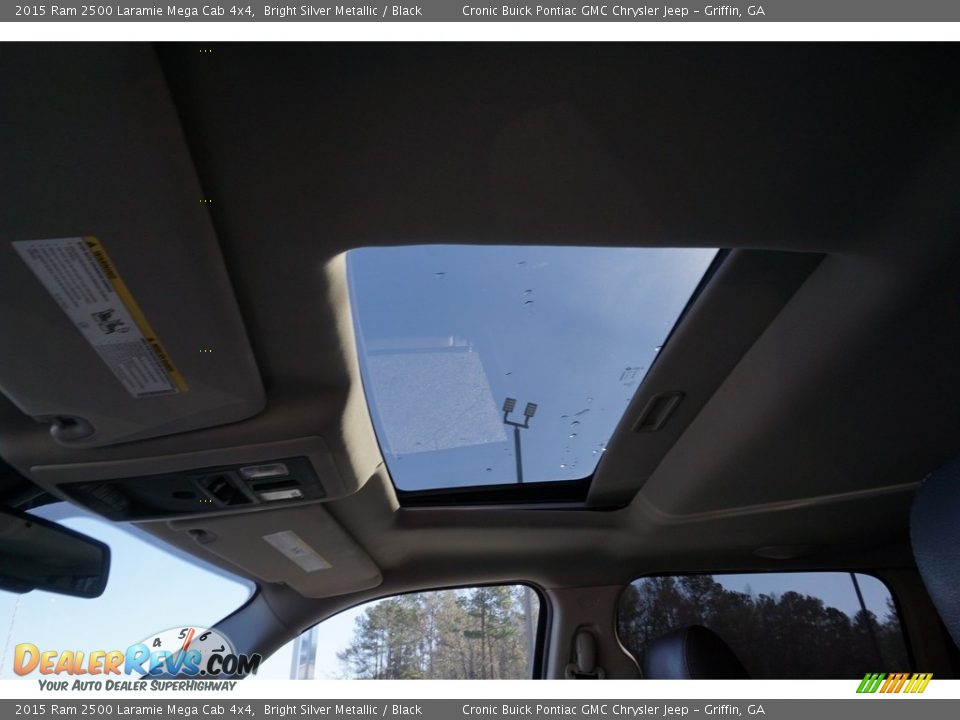 2015 Ram 2500 Laramie Mega Cab 4x4 Bright Silver Metallic / Black Photo #11