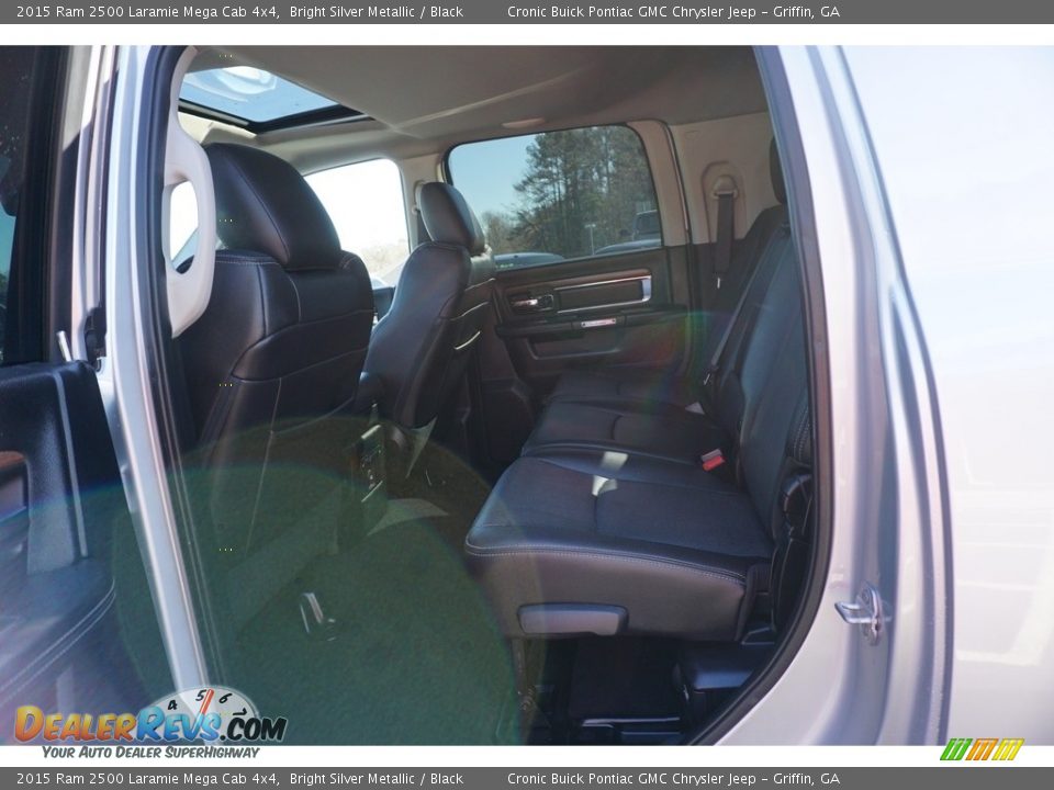 2015 Ram 2500 Laramie Mega Cab 4x4 Bright Silver Metallic / Black Photo #14