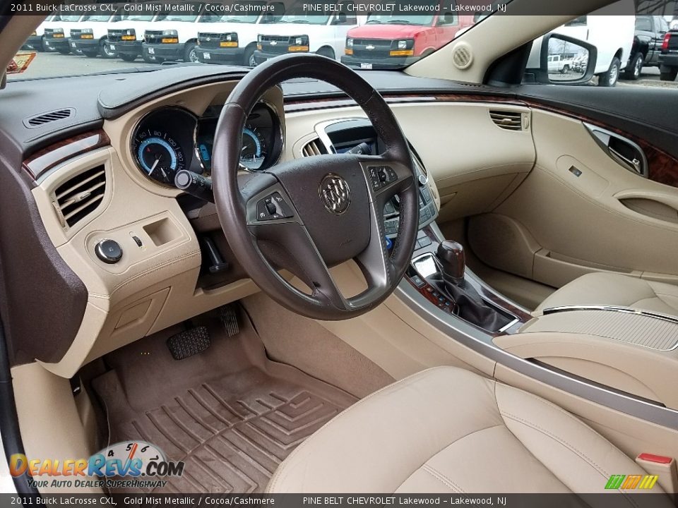 2011 Buick LaCrosse CXL Gold Mist Metallic / Cocoa/Cashmere Photo #18