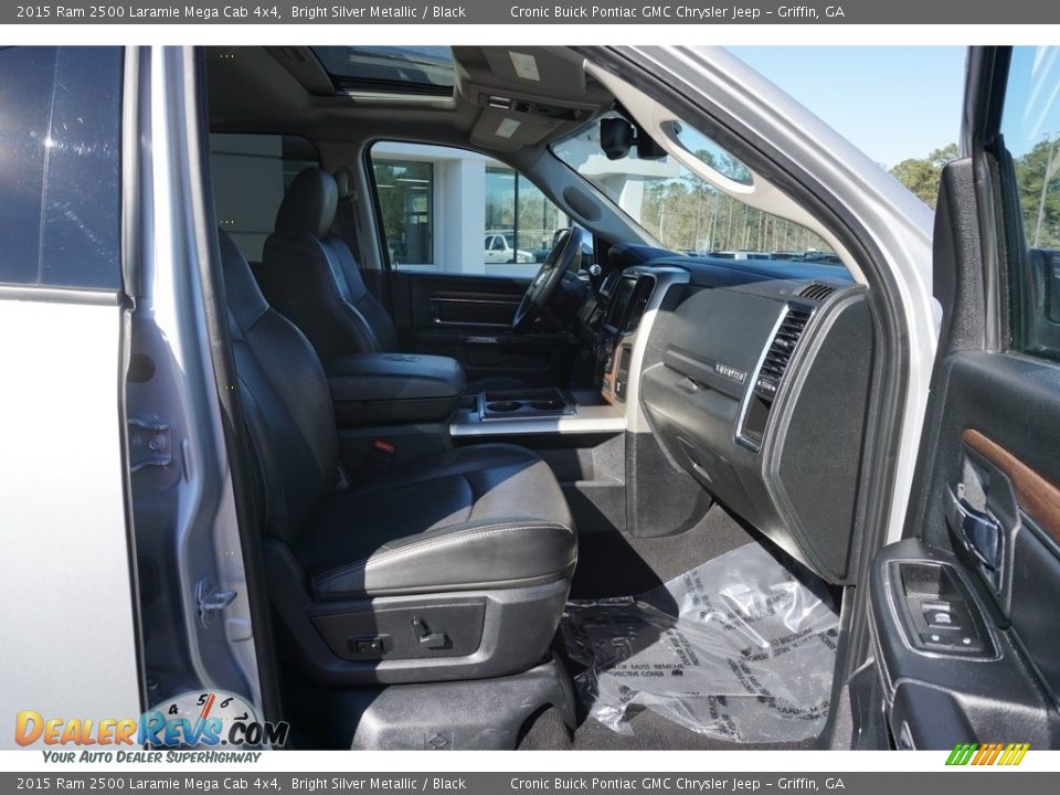 2015 Ram 2500 Laramie Mega Cab 4x4 Bright Silver Metallic / Black Photo #18