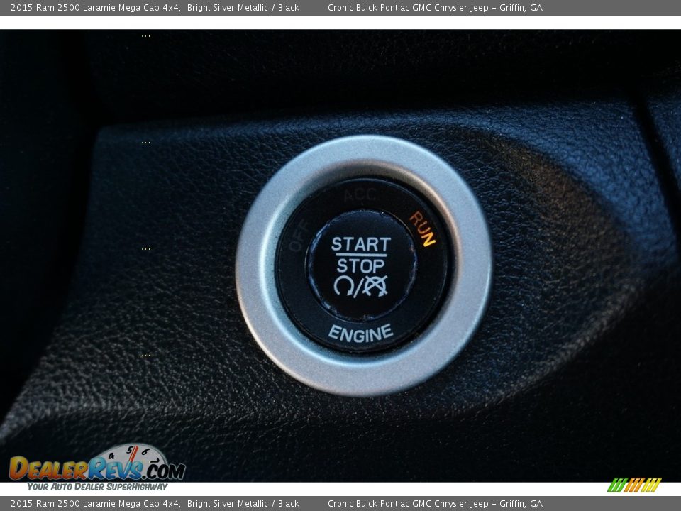 2015 Ram 2500 Laramie Mega Cab 4x4 Bright Silver Metallic / Black Photo #21