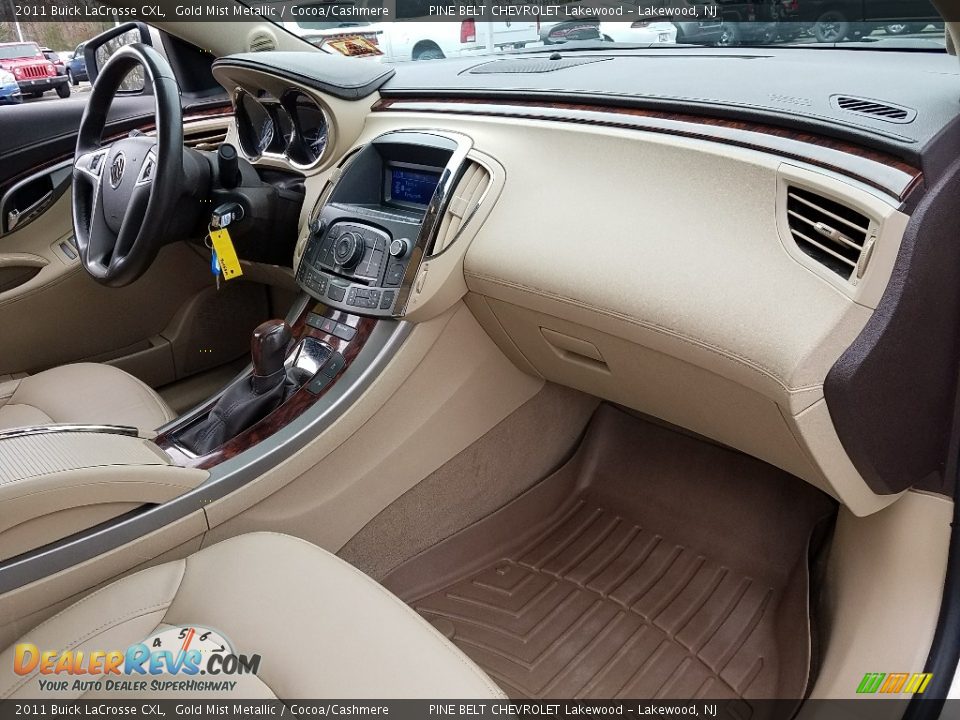 2011 Buick LaCrosse CXL Gold Mist Metallic / Cocoa/Cashmere Photo #28