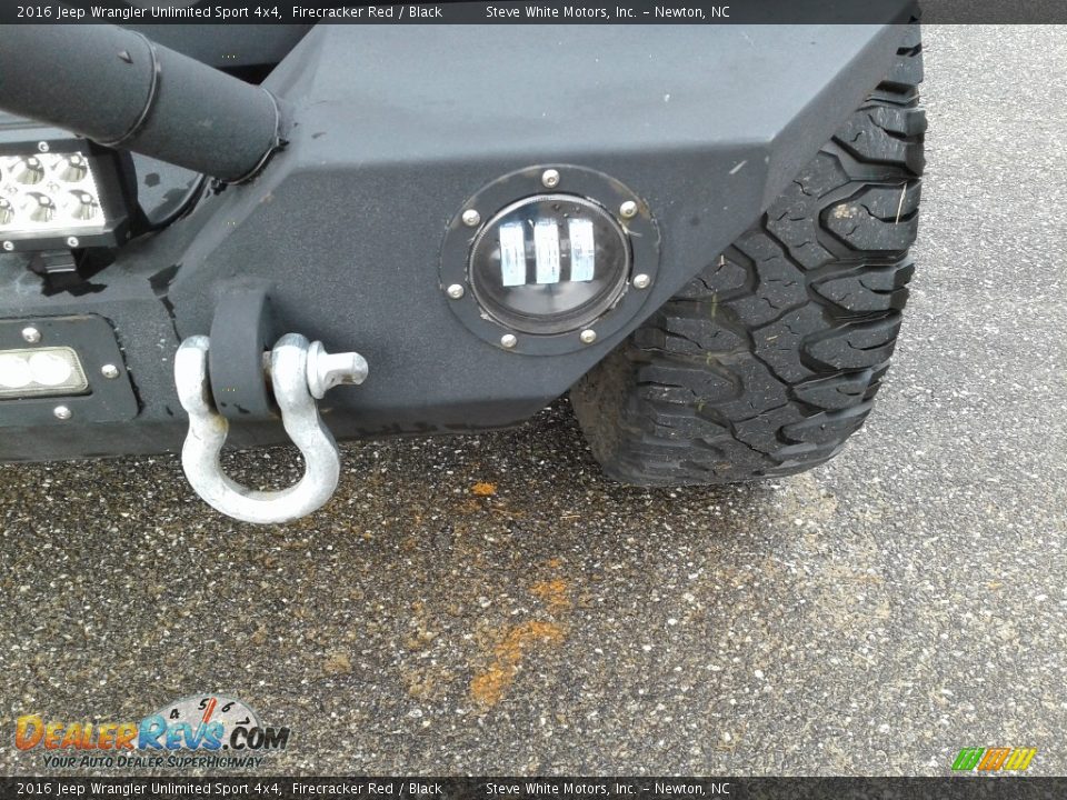 2016 Jeep Wrangler Unlimited Sport 4x4 Firecracker Red / Black Photo #27