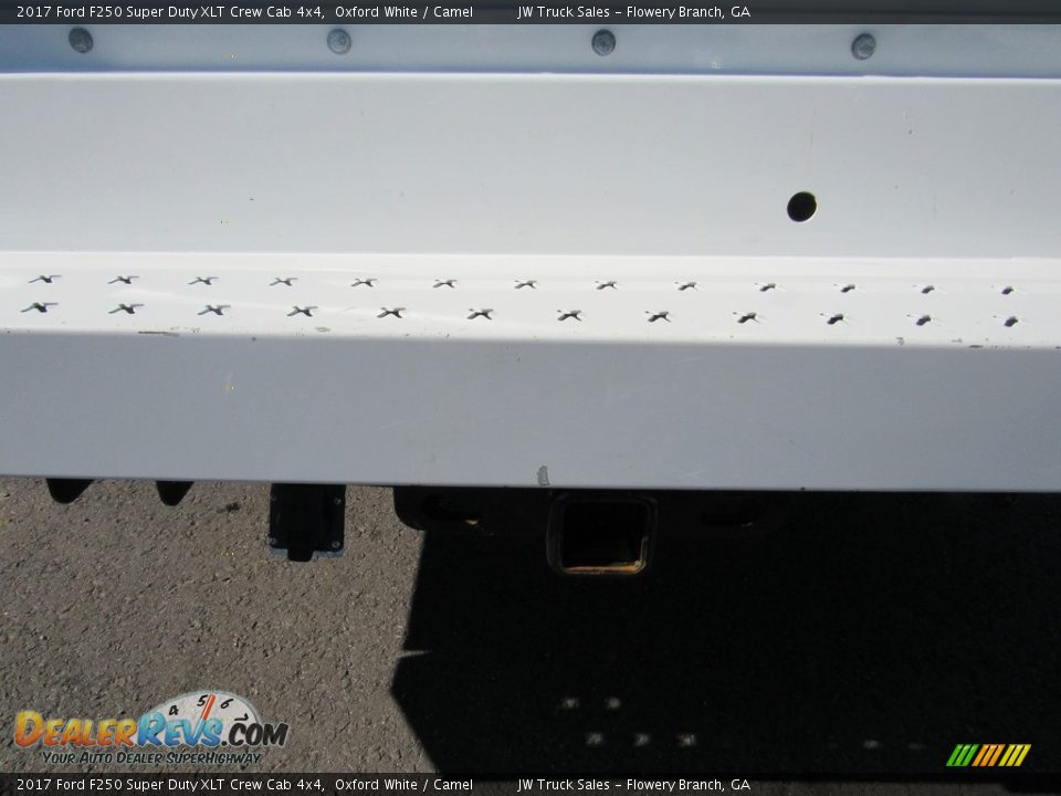 2017 Ford F250 Super Duty XLT Crew Cab 4x4 Oxford White / Camel Photo #12