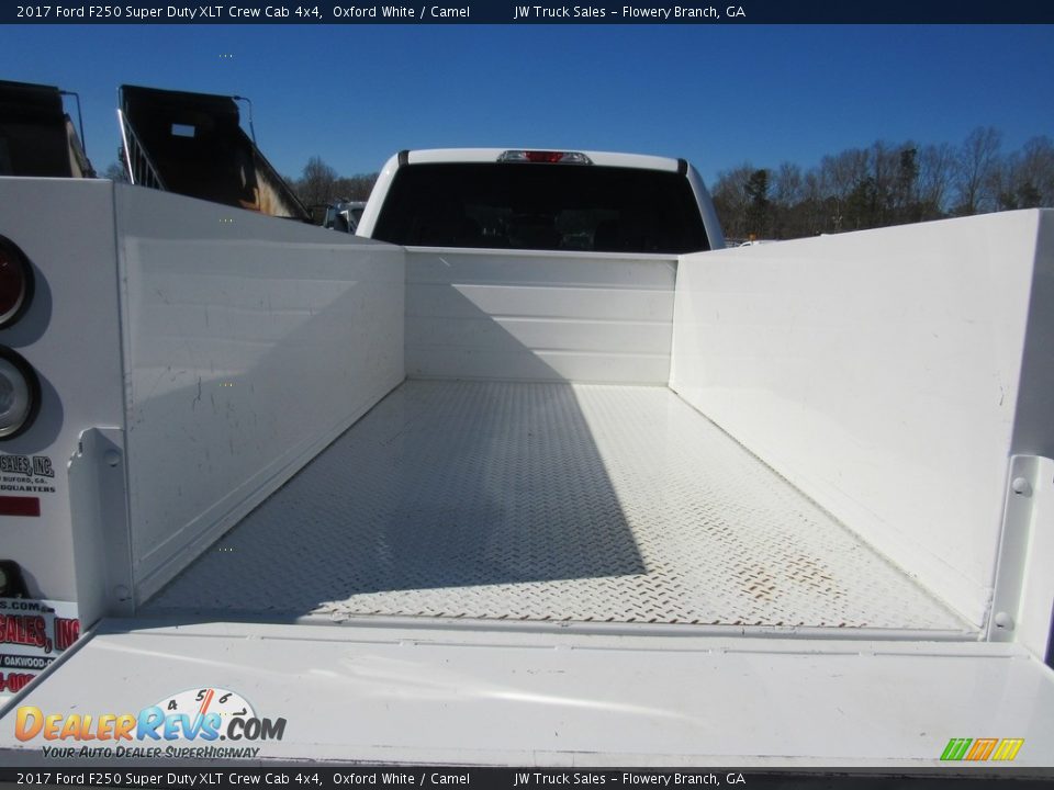 2017 Ford F250 Super Duty XLT Crew Cab 4x4 Oxford White / Camel Photo #14