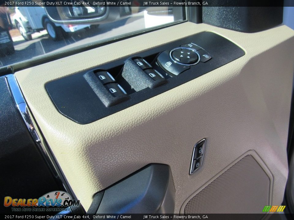 2017 Ford F250 Super Duty XLT Crew Cab 4x4 Oxford White / Camel Photo #18