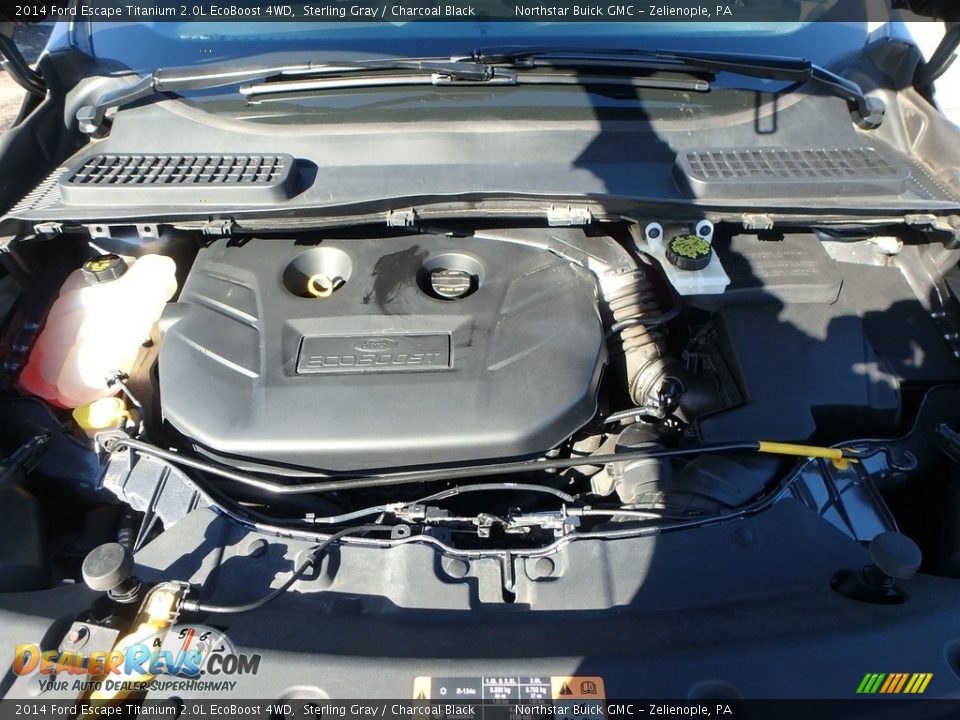 2014 Ford Escape Titanium 2.0L EcoBoost 4WD Sterling Gray / Charcoal Black Photo #3