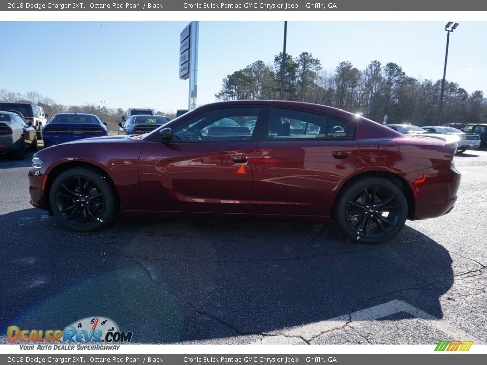 2018 Dodge Charger SXT Octane Red Pearl / Black Photo #4