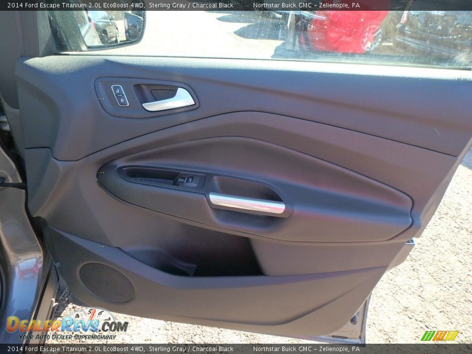 2014 Ford Escape Titanium 2.0L EcoBoost 4WD Sterling Gray / Charcoal Black Photo #7