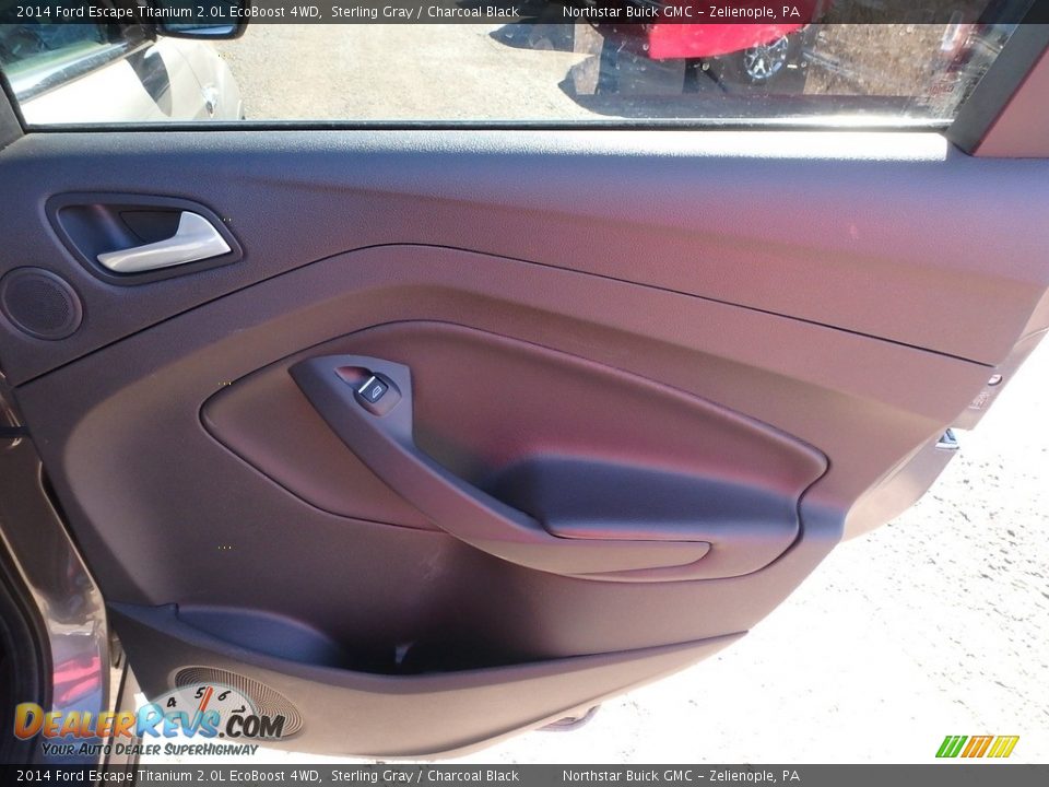 2014 Ford Escape Titanium 2.0L EcoBoost 4WD Sterling Gray / Charcoal Black Photo #8