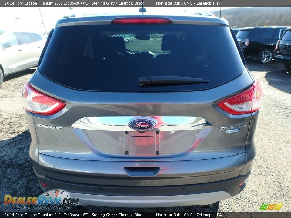 2014 Ford Escape Titanium 2.0L EcoBoost 4WD Sterling Gray / Charcoal Black Photo #10