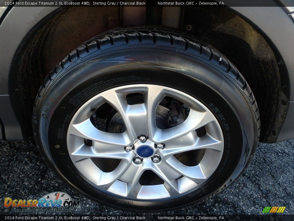 2014 Ford Escape Titanium 2.0L EcoBoost 4WD Sterling Gray / Charcoal Black Photo #13