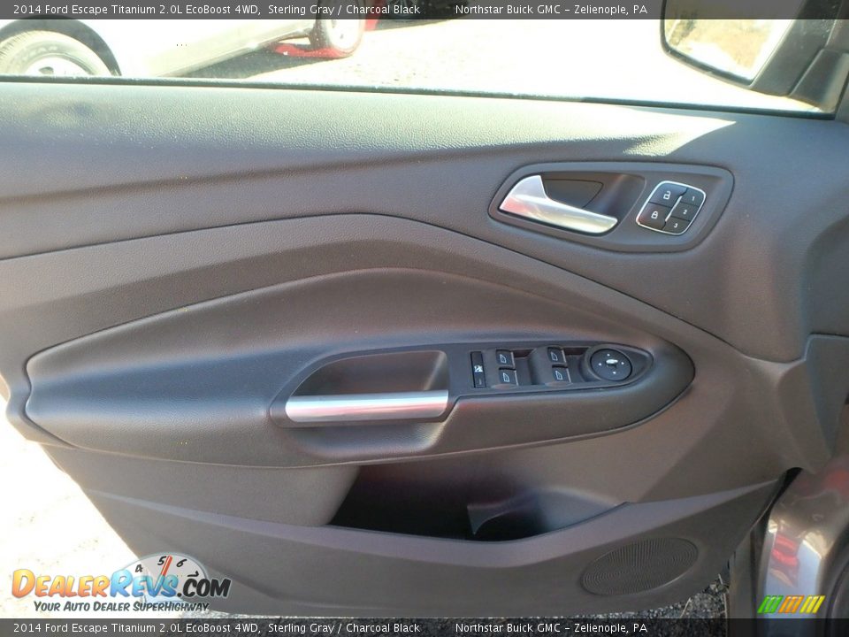 2014 Ford Escape Titanium 2.0L EcoBoost 4WD Sterling Gray / Charcoal Black Photo #20