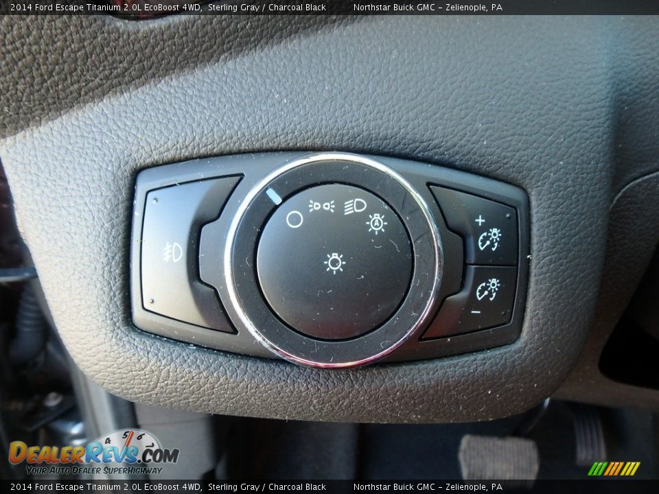 2014 Ford Escape Titanium 2.0L EcoBoost 4WD Sterling Gray / Charcoal Black Photo #23