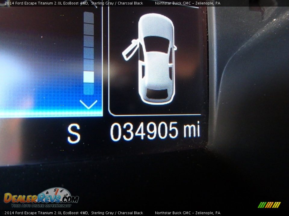 2014 Ford Escape Titanium 2.0L EcoBoost 4WD Sterling Gray / Charcoal Black Photo #30