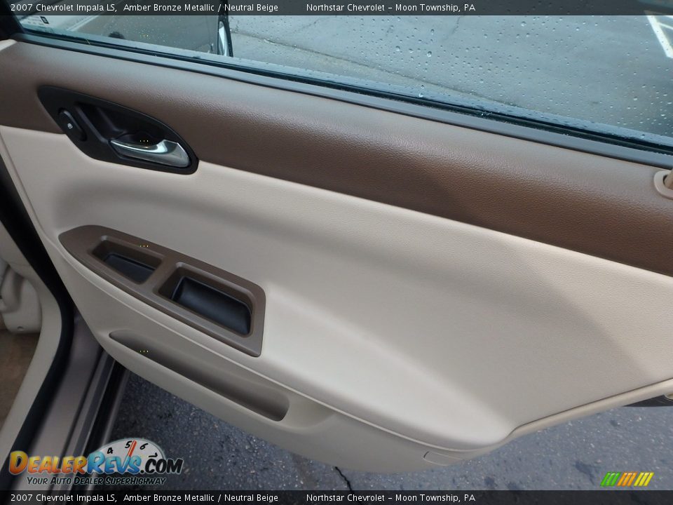 2007 Chevrolet Impala LS Amber Bronze Metallic / Neutral Beige Photo #18