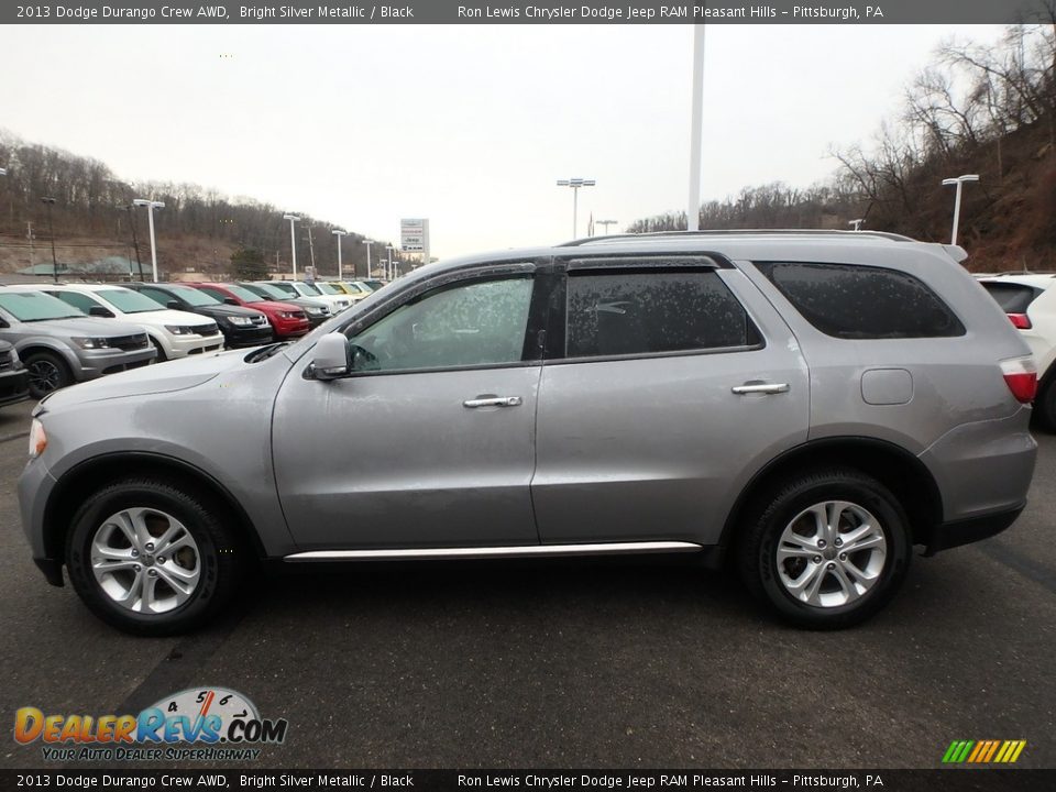 2013 Dodge Durango Crew AWD Bright Silver Metallic / Black Photo #2