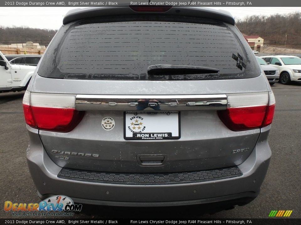 2013 Dodge Durango Crew AWD Bright Silver Metallic / Black Photo #4