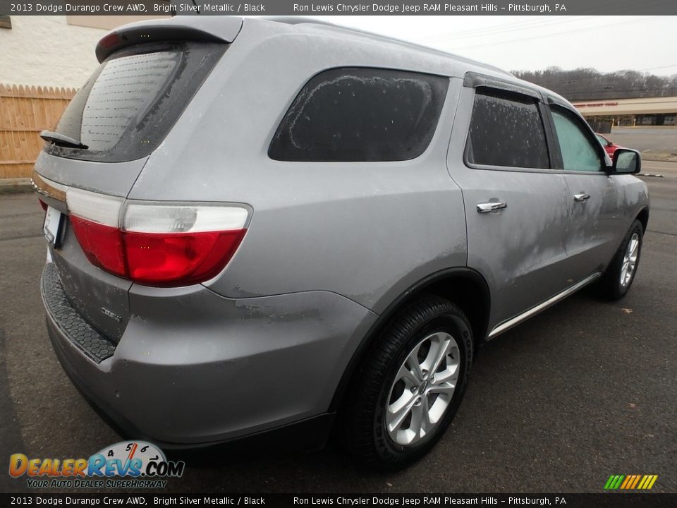 2013 Dodge Durango Crew AWD Bright Silver Metallic / Black Photo #6