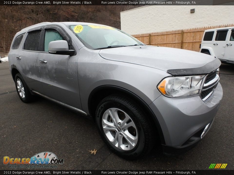 2013 Dodge Durango Crew AWD Bright Silver Metallic / Black Photo #8