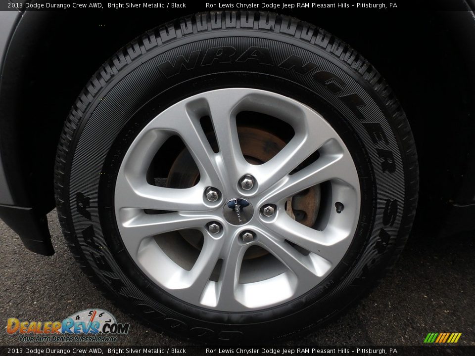 2013 Dodge Durango Crew AWD Bright Silver Metallic / Black Photo #10