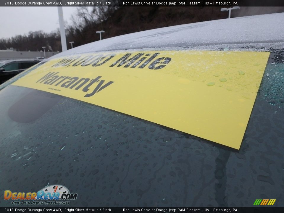 2013 Dodge Durango Crew AWD Bright Silver Metallic / Black Photo #11