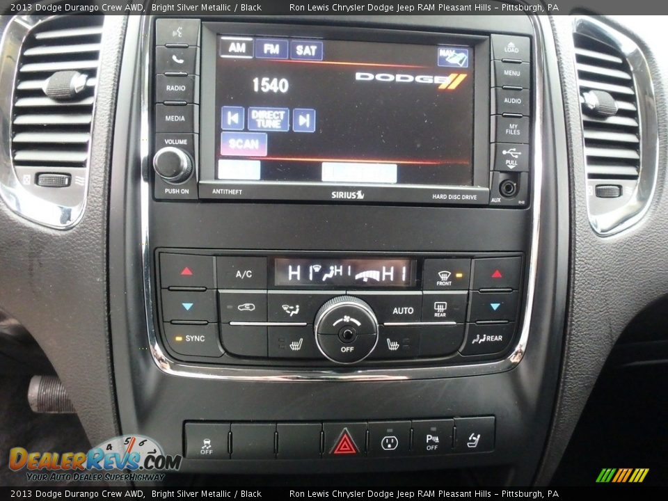 2013 Dodge Durango Crew AWD Bright Silver Metallic / Black Photo #19