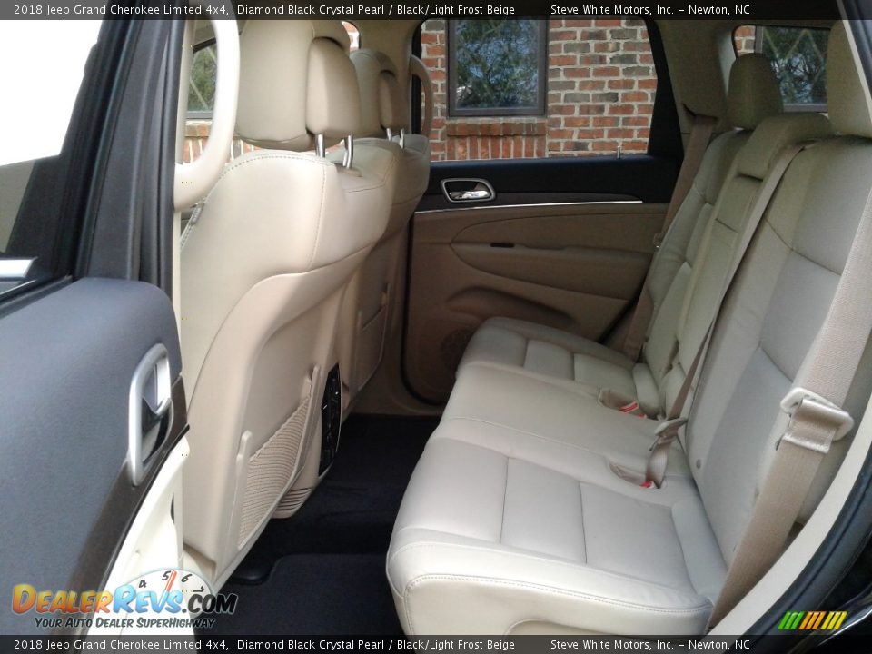 2018 Jeep Grand Cherokee Limited 4x4 Diamond Black Crystal Pearl / Black/Light Frost Beige Photo #11