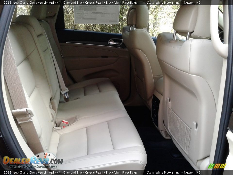 2018 Jeep Grand Cherokee Limited 4x4 Diamond Black Crystal Pearl / Black/Light Frost Beige Photo #13