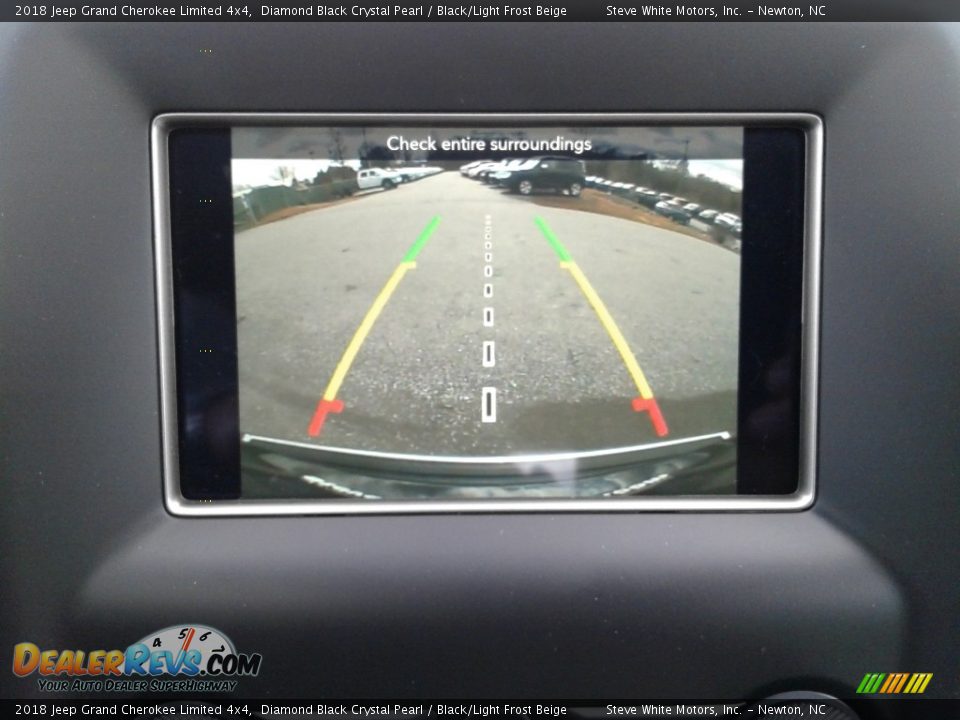 2018 Jeep Grand Cherokee Limited 4x4 Diamond Black Crystal Pearl / Black/Light Frost Beige Photo #21