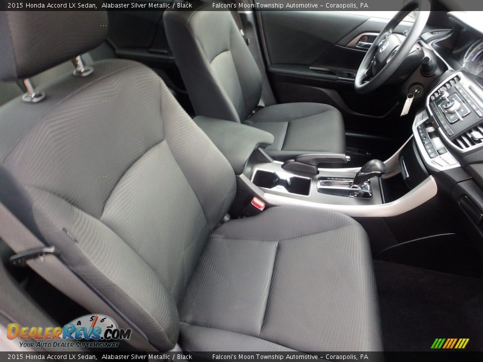 2015 Honda Accord LX Sedan Alabaster Silver Metallic / Black Photo #10