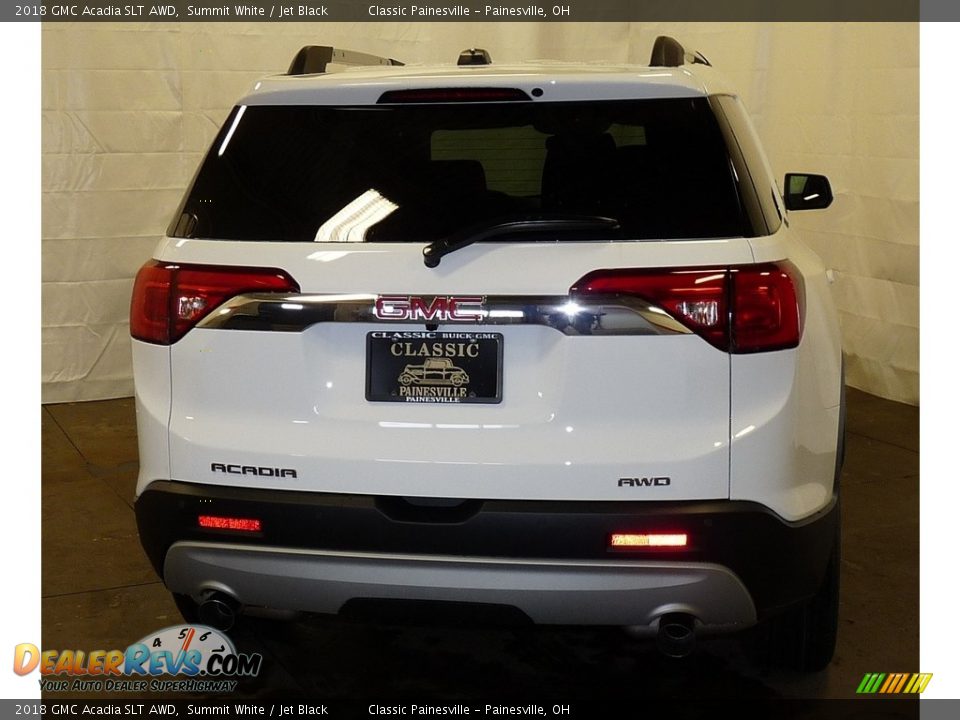 2018 GMC Acadia SLT AWD Summit White / Jet Black Photo #3